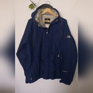 The North Face Navy Utility Jacket Windbreaker Raincoat for Men Large Gorpcore